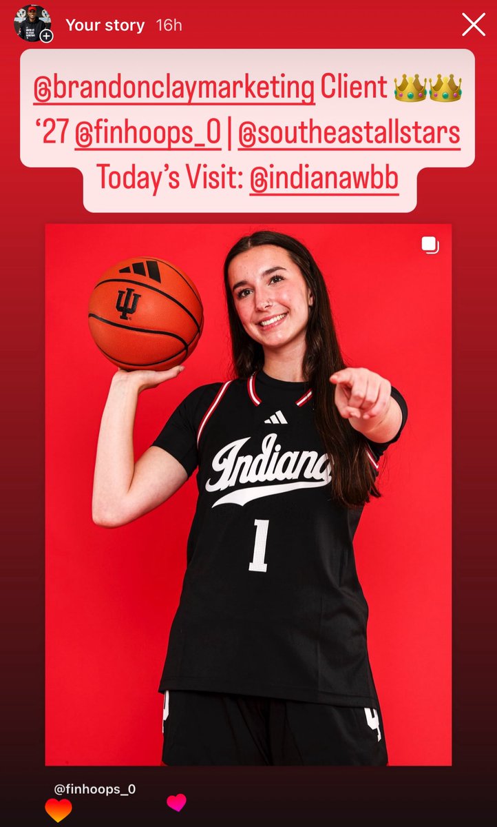 SoutheastAStars's tweet image. Brandon Clay Marketing x Southeast All Stars | Powered x @brandonclaypsb & @3SSBGCircuit | #BClayMarketing
YOU CAN GO ANYWHERE FROM HERE!
‘27 Finley Parker of River Ridge (GA) /// SAS White 3SSB was on campus at Indiana. She already has an offer.
SAS IG instagram.com/southeastallst…