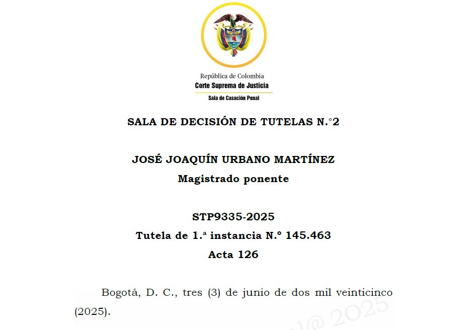 DaniAlejandroM's tweet photo. 📣 Excelente fallo de tutela la Corte Suprema ⚖️👏

Corte tuteló derecho a un detenido que llevaba 9 años esperando que le resolvieran apelación de sentencia.

1⃣ La Corte Suprema se aparta de Corte Constitucional, y analiza ¡con datos! 📊 causas de la congestión judicial... 🧵 https://t.co/dn3agkoVuF