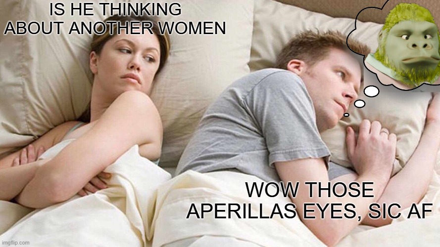 Things have come to our attention that divorce rates are increasing because of aperillas, we advise couples to seek therapy from the aperillas syndrome 🫠

Mint Your Aperillas Now At : app.blever.xyz/drops/aperilla…