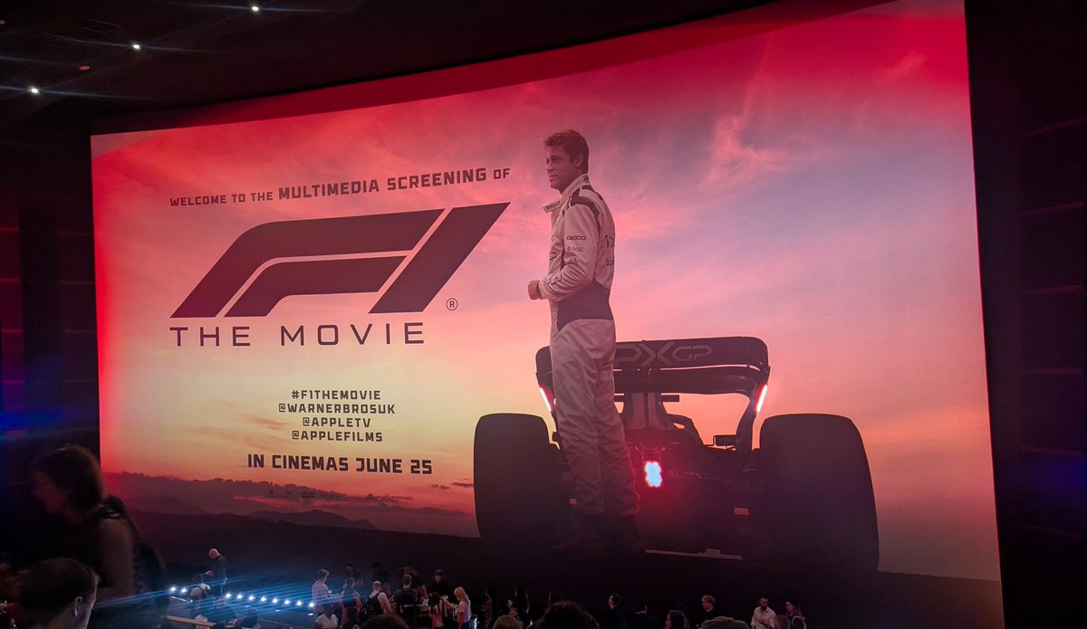 Ayomikun Adekaiyero (@asadekaiyero) on Twitter photo My verdict from last night's screening is #F1TheMovie is very fun.
I've never really cared for Formula 1 but I was completely hooked in from the first race in the movie. I understand the hype now of the real sport.
<a href="/warnerbros/">Warner Bros.</a> <a href="/AppleTV/">Apple TV</a> <a href="/AppleFilms/">Apple Original Films</a> My verdict from last night's screening is #F1TheMovie is very fun.
I've never really cared for Formula 1 but I was completely hooked in from the first race in the movie. I understand the hype now of the real sport.
<a href="/warnerbros/">Warner Bros.</a> <a href="/AppleTV/">Apple TV</a> <a href="/AppleFilms/">Apple Original Films</a>