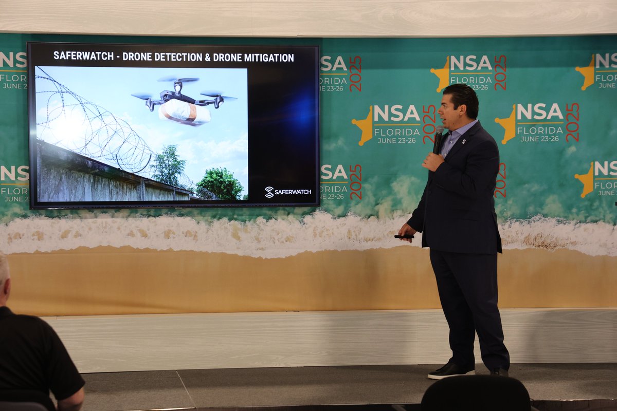SaferWatchApp's tweet image. SaferWatch was honored to be part of the National Sheriffs' Association 2025 Annual Conference, where we were featured in multiple speaking engagements throughout the event. From showcasing our technology at the Demo Den to joining critical conversations on emergency response,…