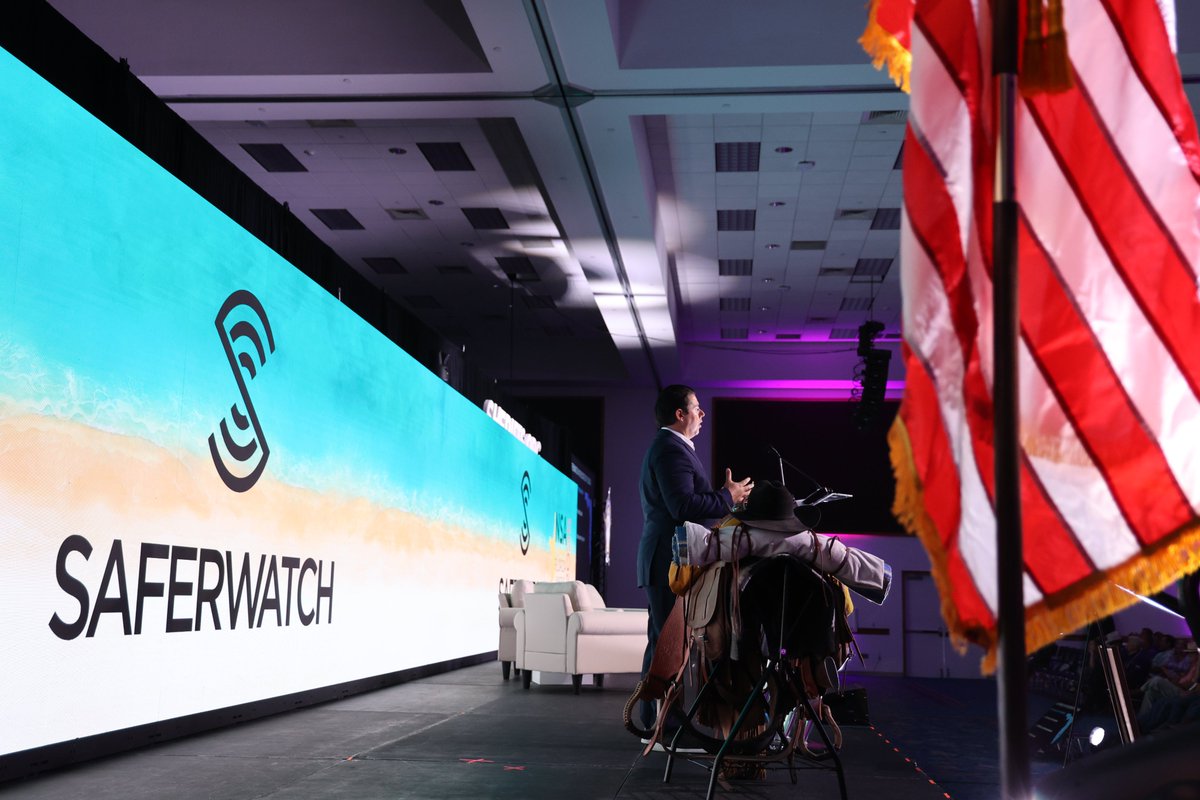 SaferWatchApp's tweet image. SaferWatch was honored to be part of the National Sheriffs' Association 2025 Annual Conference, where we were featured in multiple speaking engagements throughout the event. From showcasing our technology at the Demo Den to joining critical conversations on emergency response,…
