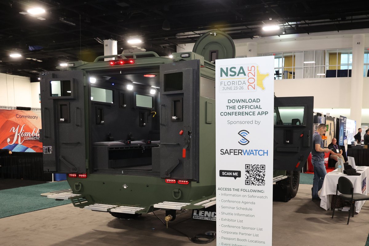 SaferWatchApp's tweet image. SaferWatch was honored to be part of the National Sheriffs' Association 2025 Annual Conference, where we were featured in multiple speaking engagements throughout the event. From showcasing our technology at the Demo Den to joining critical conversations on emergency response,…