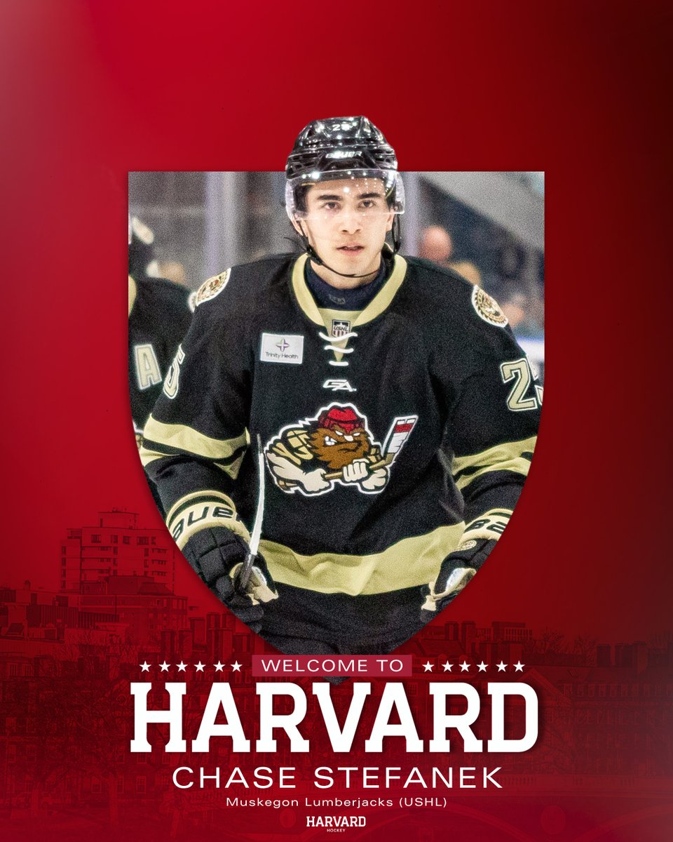 Welcome to Cambridge, Chase Stefanek🔴 
#GoCrimson | #OneCrimson