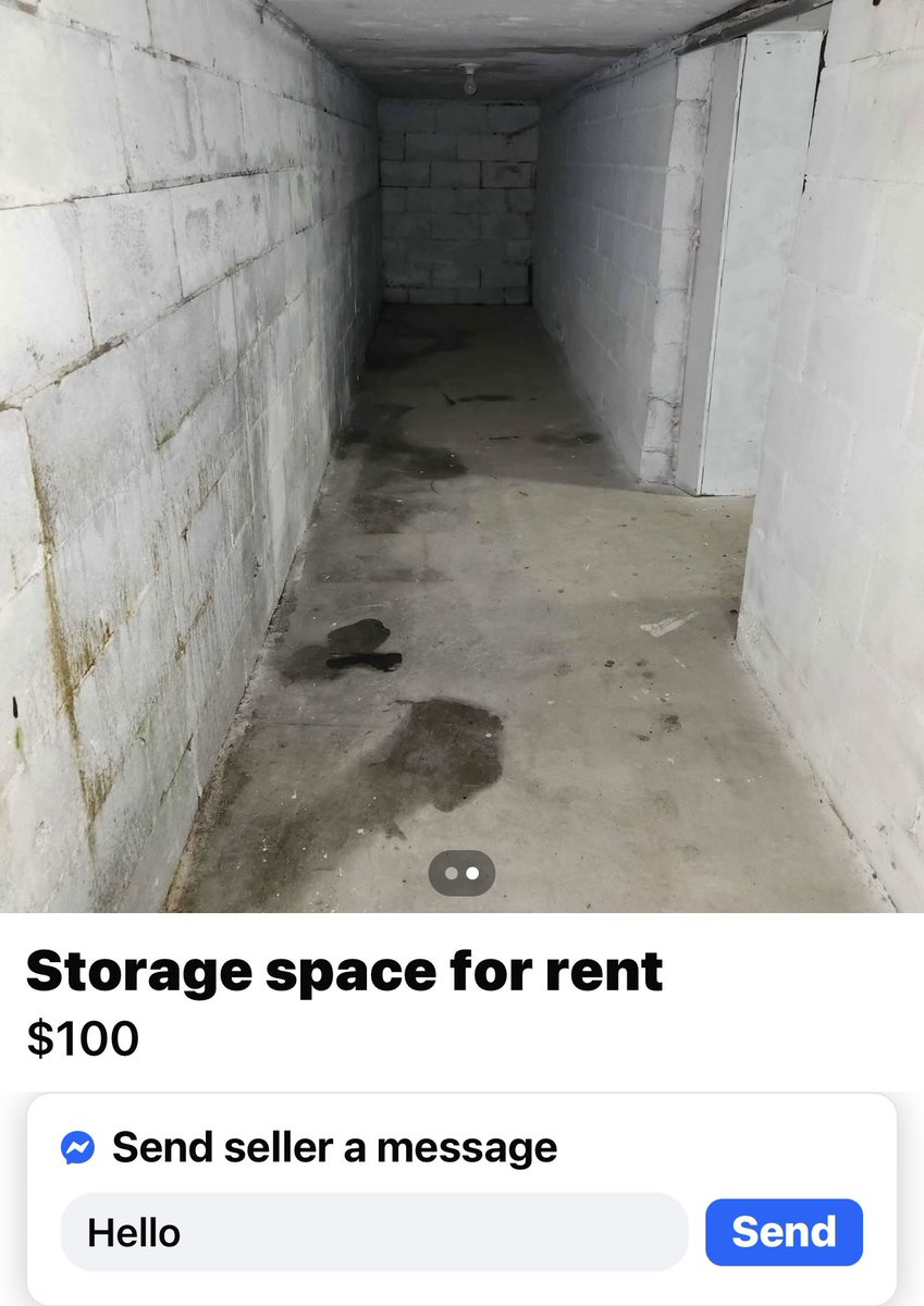 trig72's tweet image. I don’t have proof but I feel like bad things have happened in that basement.