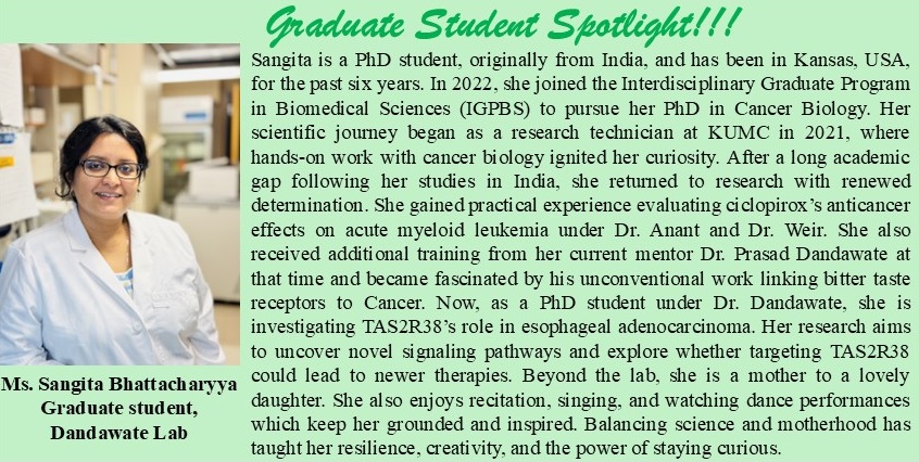 Meet Sangita, our student spotlight for the month of June!