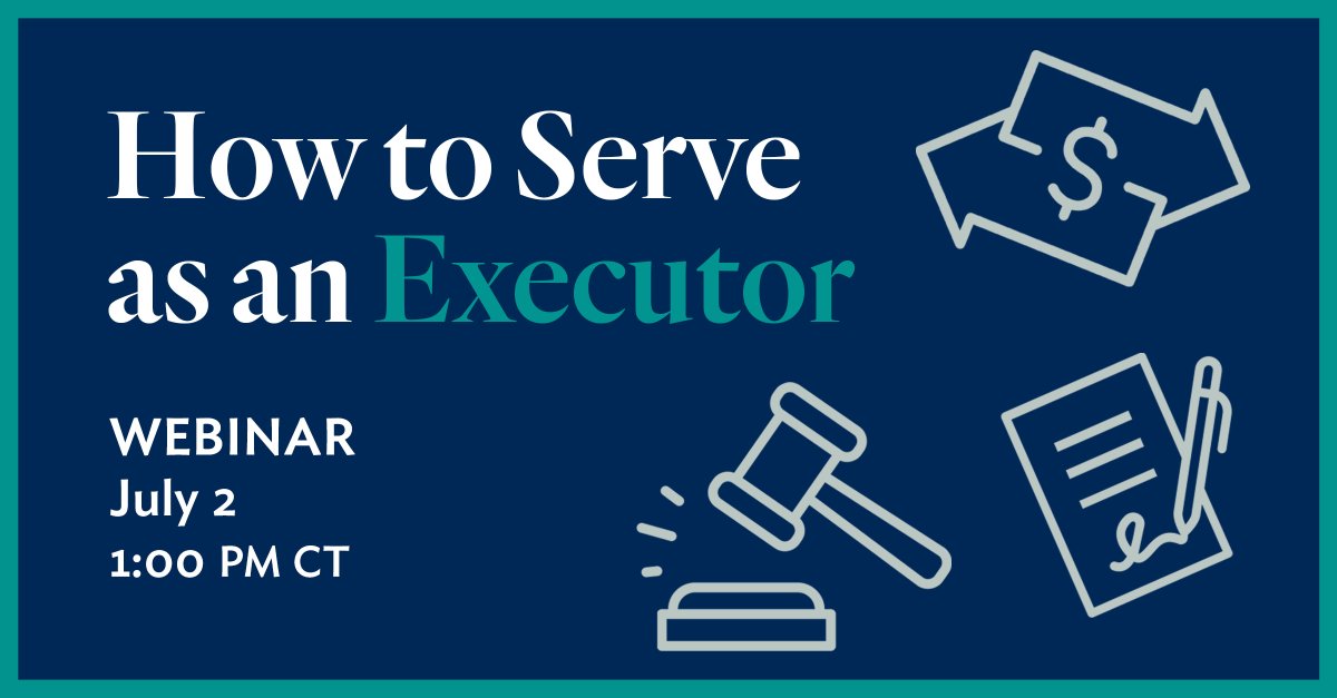 Serving as an executor means handling legal duties, managing assets, and distributing an estate. Learn the responsibilities and process before taking on the role. ow.ly/oE2v50WbIwj