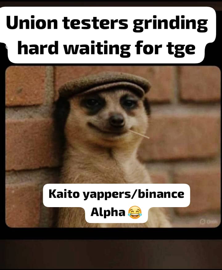 JoshKresh's tweet photo. Am not clicking that shit
@union_build @KaitoAI @binance
#Endkaito #EndbinanceAlpha https://t.co/F3ZX7Gyyk2