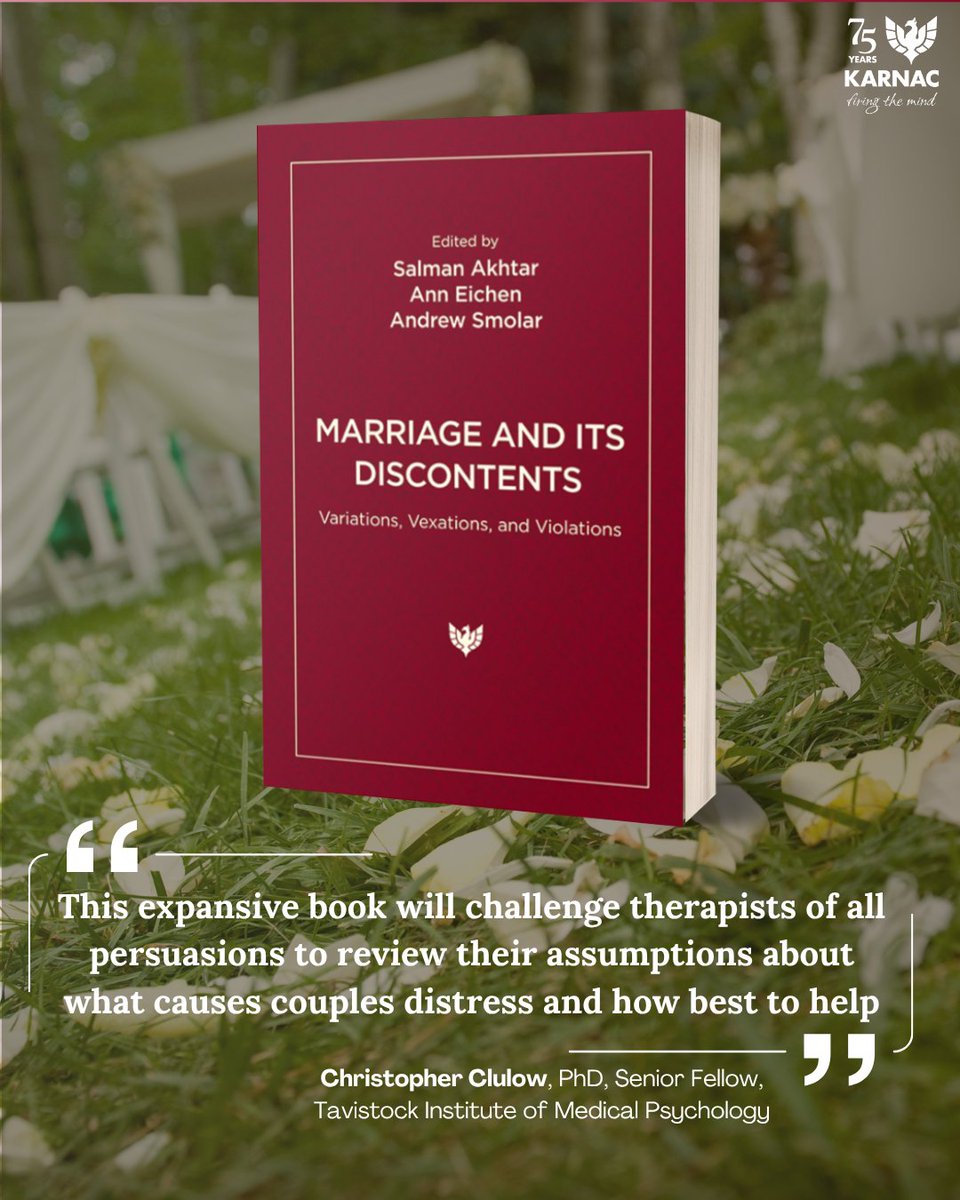 KarnacBooks's tweet image. Why do marriages fail? Is monogamy “natural”? What about bigamy and polygamy?
"Marriage and Its Discontents" answers these questions, and many more!
🛒 Love at first sight? Discover your next read here: bit.ly/4igFxSK