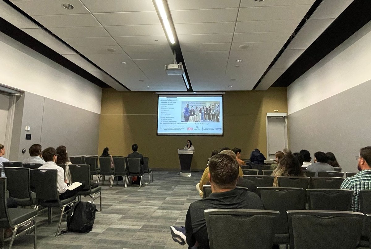 Han_nah_Le_'s tweet photo. Many things to update from the Zheng lab! 👀
I gave my first oral presentation as a grad student at #CSC2025 on a radiolabeling methodology project I’ve been working on with the team. Glad to have the opportunity to present to a great audience! 🧠🧪 https://t.co/PRu6WLIXjH