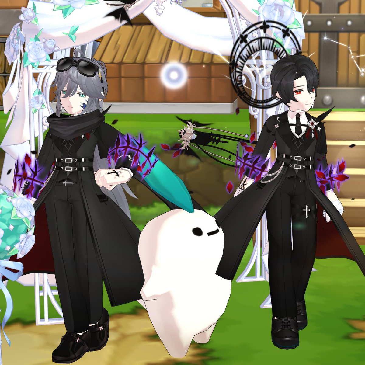 이 무떵이 자연스럽게 사이에 껴있는거 캐 얼탱없고 웃김 귀여워.