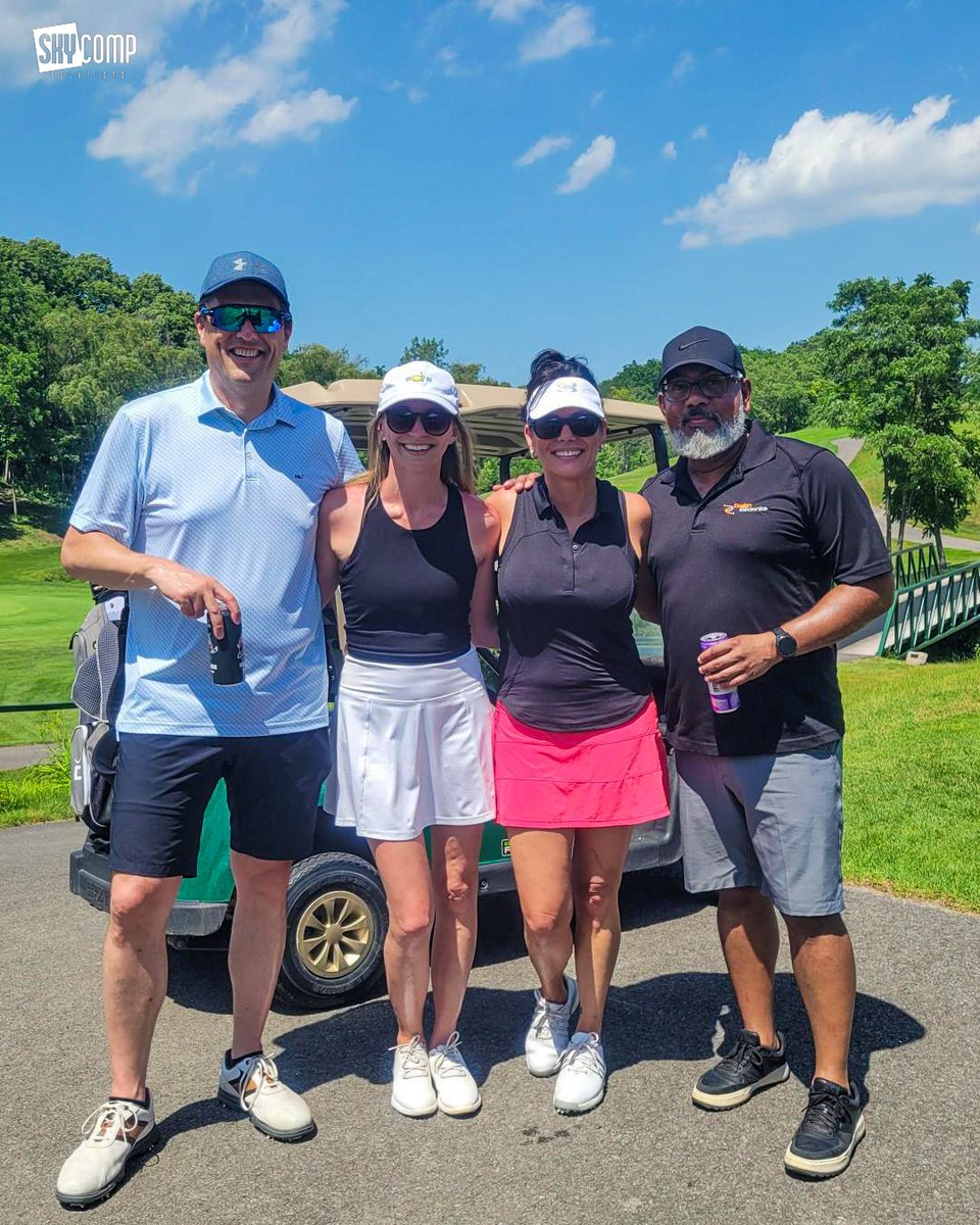 skycompIT's tweet photo. โณ Serge and Morgan had a great time representing Skycomp at the Golf For Kids Sake tournament, proudly supporting Big Brothers Big Sisters of Niagara! ๐ A huge shoutout to the organizers for putting together such a meaningful event for the community.
#Skycomp #Community #Golf https://t.co/qCSX0ZmkUH
