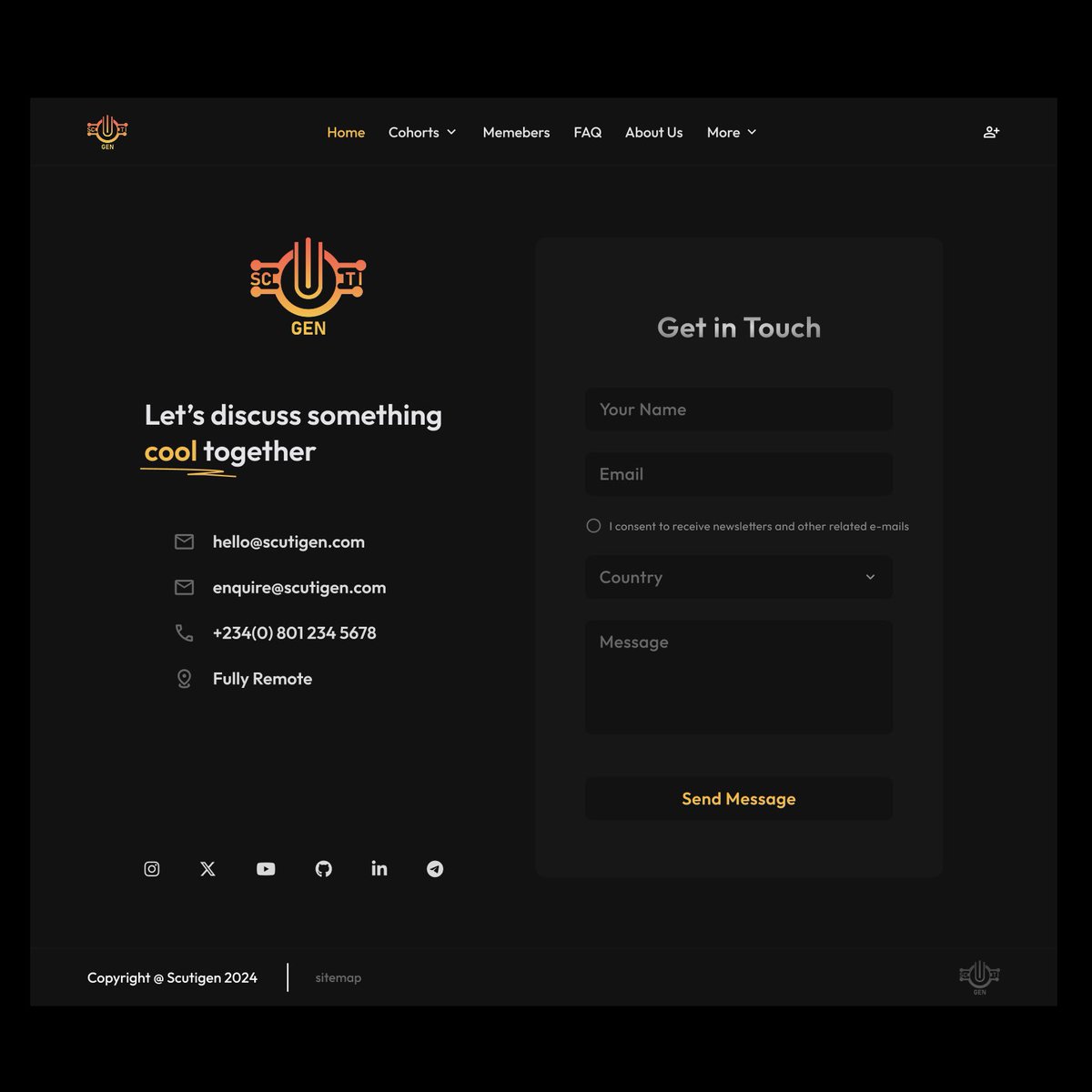 oaaj_creatives's tweet photo. Just designed the Contact Page for my community, @scutigen! Timelapse on YT. Crazy fast thanks to the #DesignSystem &amp; #Figma #AutoLayout.
Huge shoutout to @PhollaJ for the push to auto layout - game changer! 

What's your fave design tool feature?
#UIUX #WebDesign #FigmaCommunity https://t.co/xRwimVMFNX