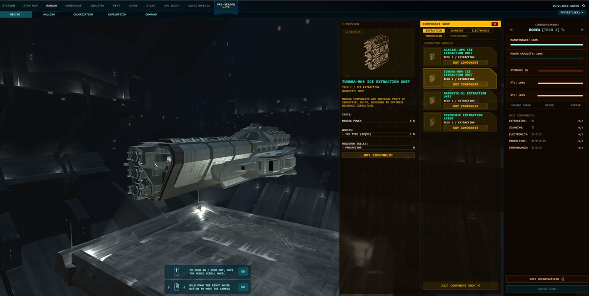 Dev Log: Tech-1 Ice Extraction Components Released 
farfromhome.io/play/hangar

The industrial fleet is expanding with the introduction of new specialized Tech-1 Ice Extraction Components. 
atomichub.io/market?blockch…

Discord: discord.gg/TGK3U2Me2g

$WAXP #WAXgaming #Blockchain