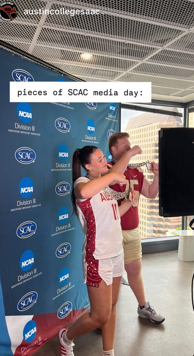 Austin College 'Roos Athletics (@acsports) on Twitter photo Austin College <a href="/roos_hoops/">Austin College Women’s Basketball</a> player Avery Rague and <a href="/RoosFootball/">Austin College ’Roos Football</a> player Kaden McFarland are in Austin repping #RooNation at the SCAC SAAC summer meeting, follow along on Instagram! Austin College <a href="/roos_hoops/">Austin College Women’s Basketball</a> player Avery Rague and <a href="/RoosFootball/">Austin College ’Roos Football</a> player Kaden McFarland are in Austin repping #RooNation at the SCAC SAAC summer meeting, follow along on Instagram!