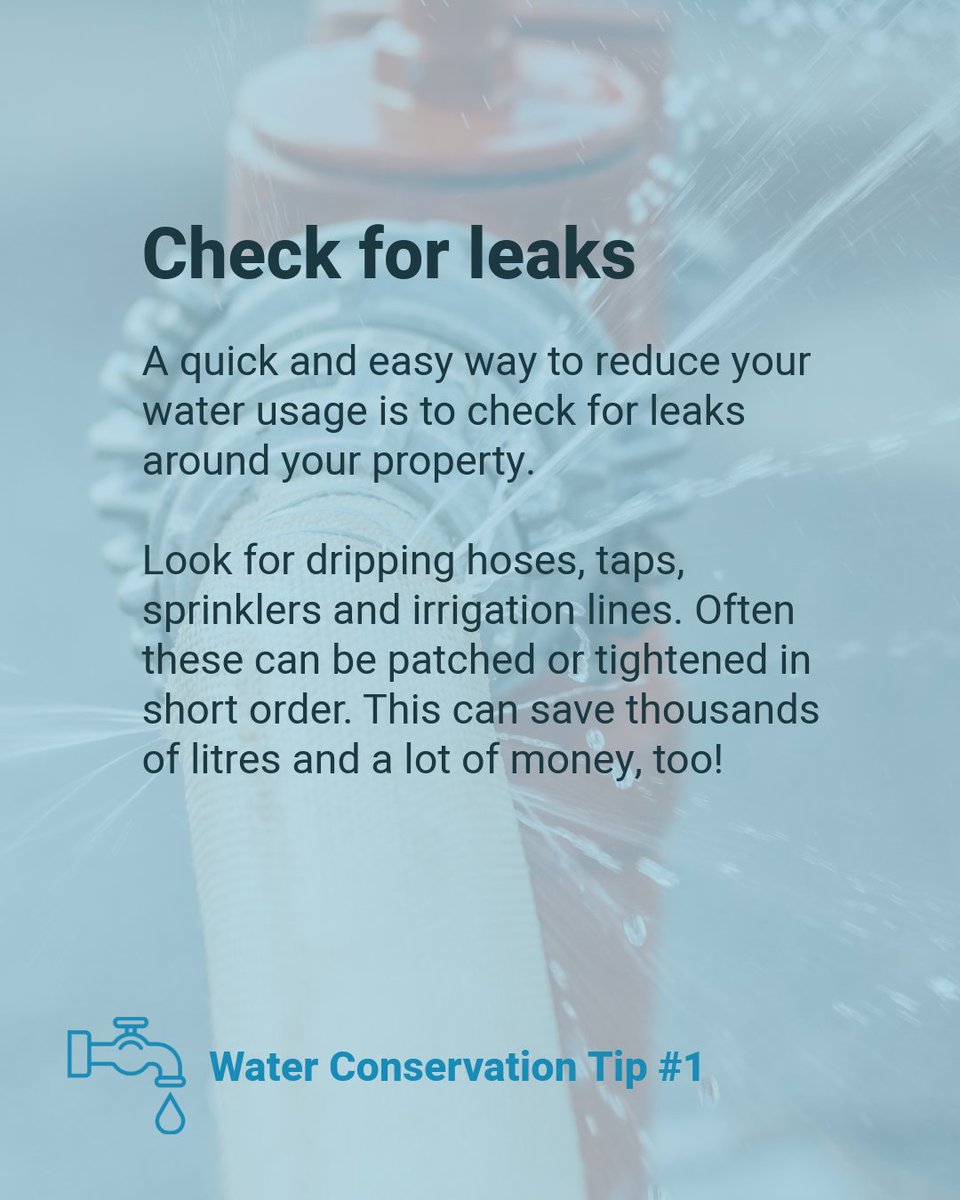 💧 The Oldman River Basin is in Severe Drought. Let’s work together to conserve water.

✅ Tip: Check for leaks—hoses, taps, irrigation lines. Small fixes = big savings.

Every drop counts. 🌾

🔗 rivers.alberta.ca/?View=wma&Laye…
#LethbridgeCounty #WaterConservation #Drought