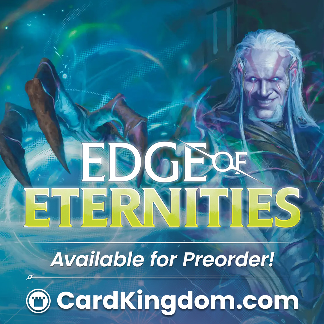 Space, the final frontier or maybe just the beginning? Don't miss your chance to preorder Edge of Eternities sealed products! They're available now!
bit.ly/4loXBMv