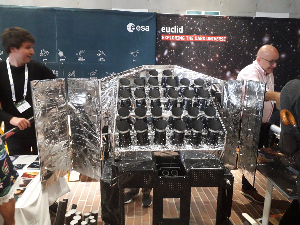 Practically on-scale PLATO reproduction at <a href="/esa/">European Space Agency</a> stand at EAS meeting. Very cool!
<a href="/PLATOMissionCon/">PLATO News by PMC</a>