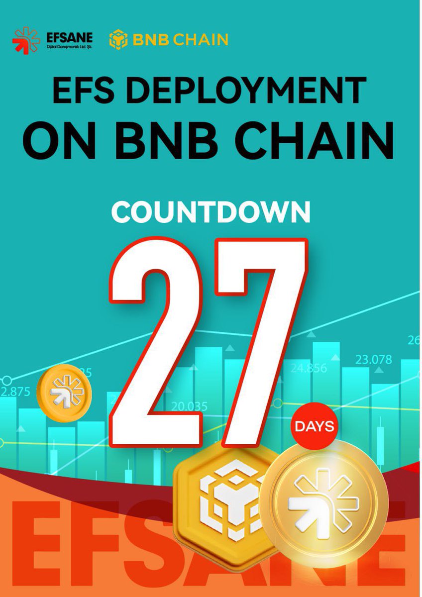⏳ CÒN 27 NGÀY NỮA ‼️
EFS sẽ chính thức lên sàn Binance Chain – CƠN ĐỊA CHẤN SẮP ẬP ĐẾN 💥
📈 Lịch sử không nói dối:
Ai giàu? Người vào sớm!
Ai chậm chân => ngồi tiếc nuối nhìn người ta x10 x20 😭
🔥 Hiện tại EFSANE đang mở giai đoạn vàng ròng:
✅ Điểm