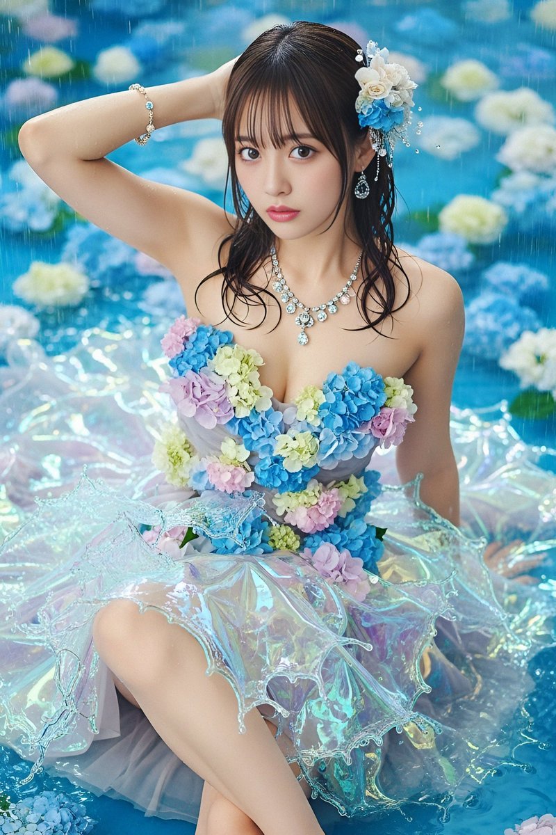 梅雨のドレス👗❀

#AIart #AIgirl