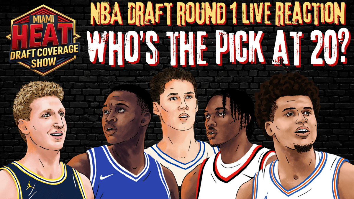 Fins Talk Sports Network (@finstalknetwork) on Twitter photo The #MiamiHeat are on the clock...
Well, not yet... but they will be.... or will they?
Either way... <a href="/BobbyFinsTalk/">Bobby Fins Talk</a> & <a href="/aj_atia/">Alexandros Atia-Chisca</a> will be live tonight for a special #NBADraft edition of East 10th Street Boys at 8pm ET with special guests: <a href="/raineydaypod/">Raineydaypod</a>| <a href="/LuFromdade/">Lu_FromDade</a> & The #MiamiHeat are on the clock...
Well, not yet... but they will be.... or will they?
Either way... <a href="/BobbyFinsTalk/">Bobby Fins Talk</a> & <a href="/aj_atia/">Alexandros Atia-Chisca</a> will be live tonight for a special #NBADraft edition of East 10th Street Boys at 8pm ET with special guests: <a href="/raineydaypod/">Raineydaypod</a>| <a href="/LuFromdade/">Lu_FromDade</a> &