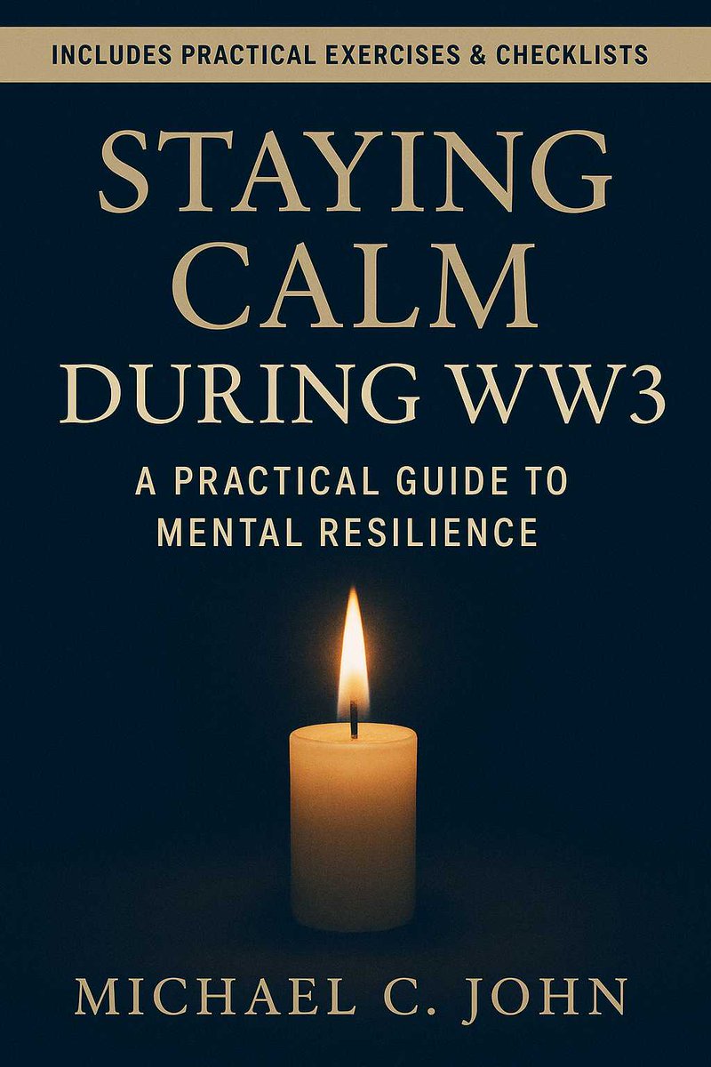 JohnChidubMikey's tweet image. 🚨 WW3 anxiety hijacking your peace?
My new ebook "Staying Calm During WW3" gives you:
✅ Science-backed calm techniques
✅ 72-hour preparedness checklist
✅ How to detox from doomscrolling
a.co/d/8neStOj
RT to help others stay resilient.
#ww3
#iranisraelwar