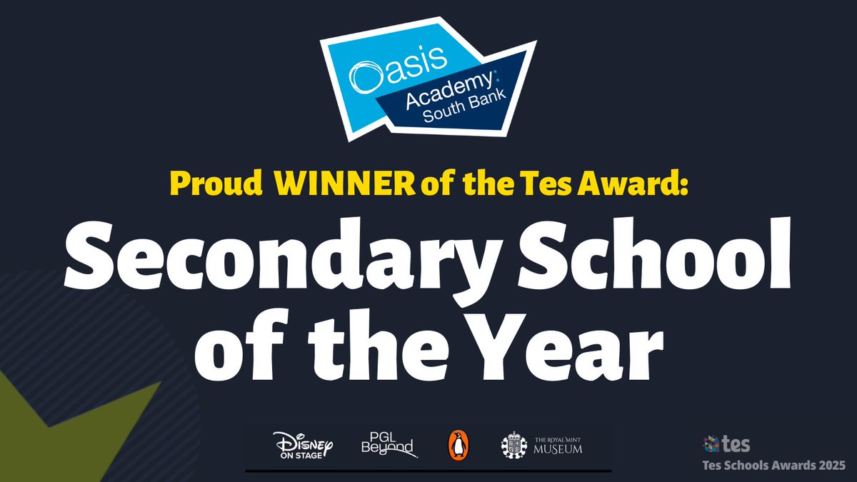 Oasis Academies tweet media