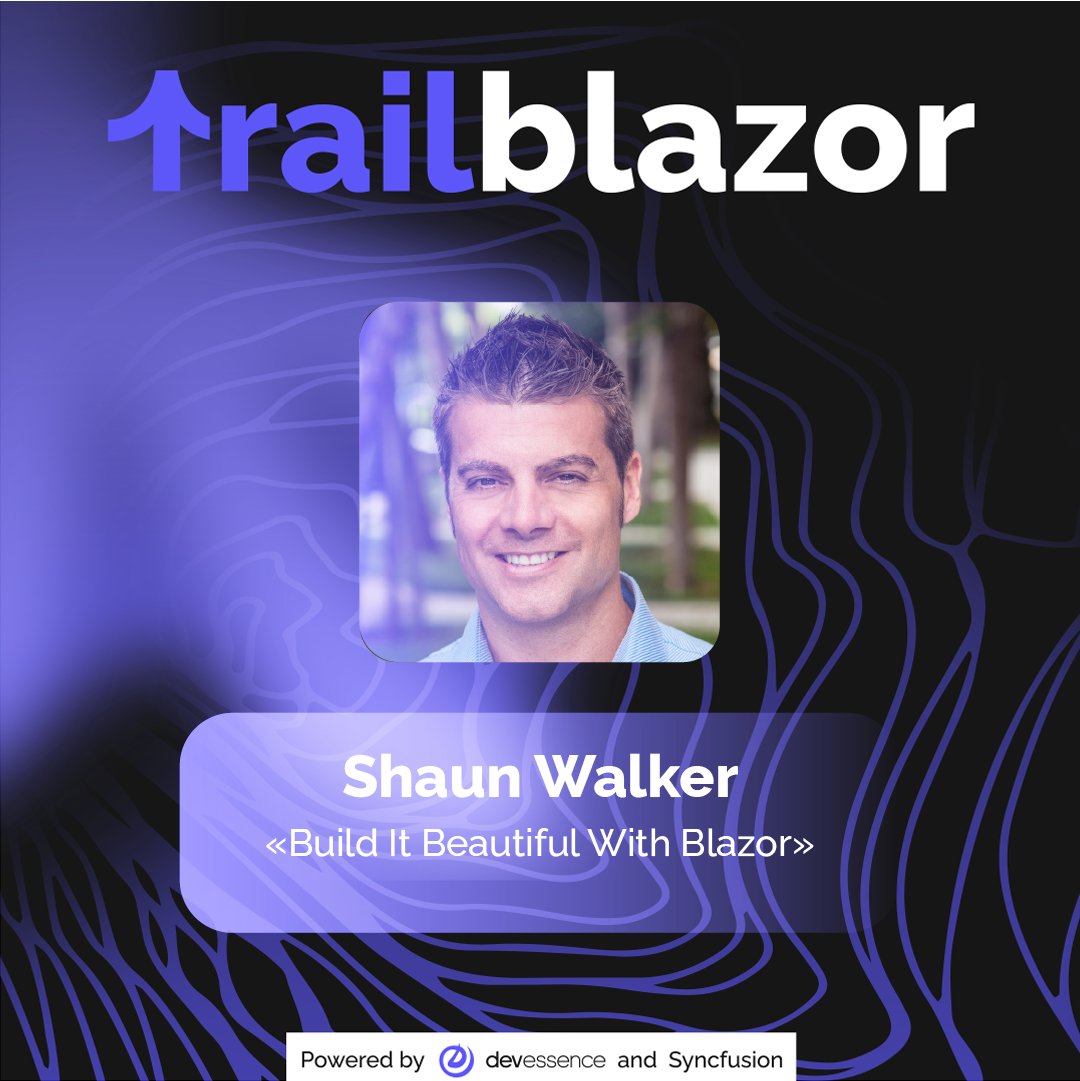 TrailBlazor Conference (@trail_blazor) on Twitter photo 🎨 Build It Beautiful with Blazor
Join <a href="/sbwalker/">Shaun Walker</a> to explore how Blazor in .NET 8 empowers developers to build fast, modern, and beautiful websites
Register now 👉 trailblazor.net
#Blazor #dotnet8 #TrailBlazor2025 🎨 Build It Beautiful with Blazor
Join <a href="/sbwalker/">Shaun Walker</a> to explore how Blazor in .NET 8 empowers developers to build fast, modern, and beautiful websites
Register now 👉 trailblazor.net
#Blazor #dotnet8 #TrailBlazor2025