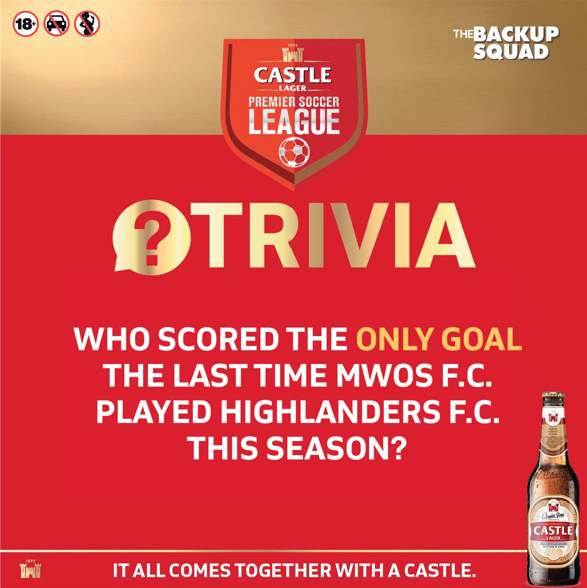CastleLagerZW's tweet image. TRIVIA: Stand a chance of winning one of FIVE cases by answering this simple question: