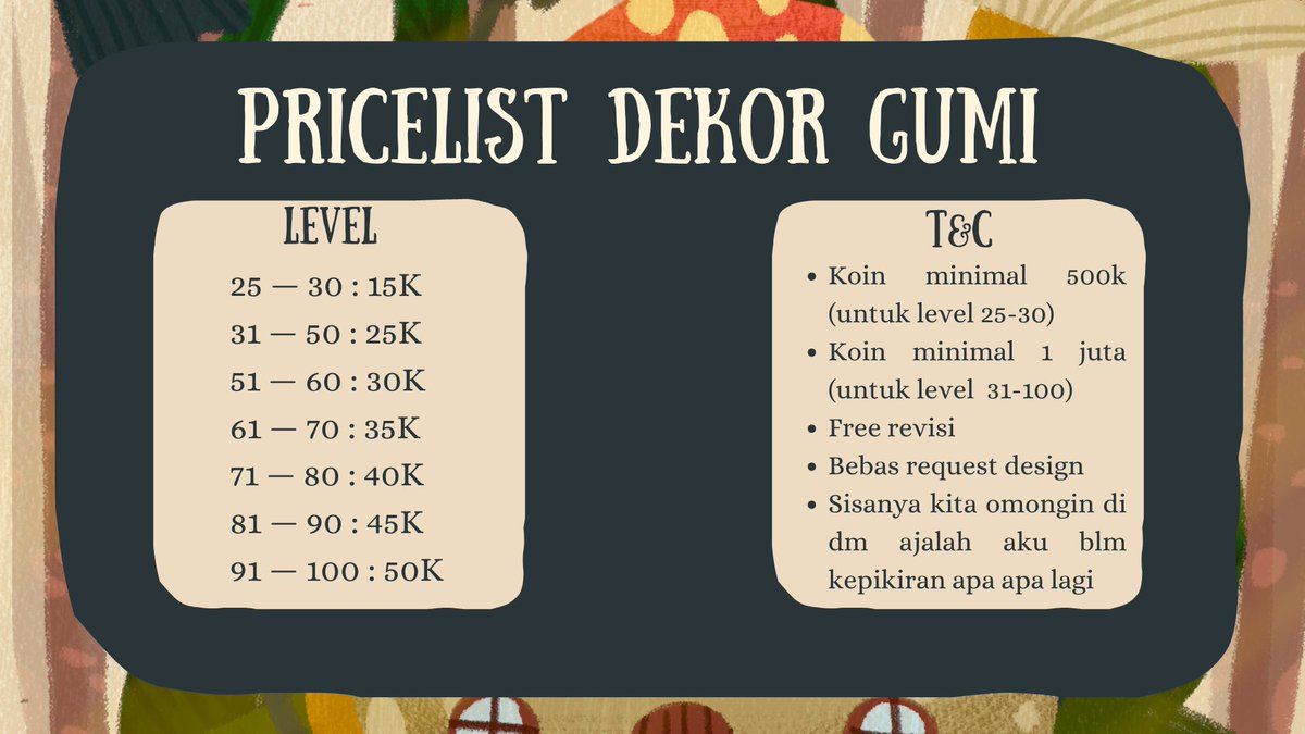 Megumi jasa dekor hayday ʚଓ mt after dm tweet media