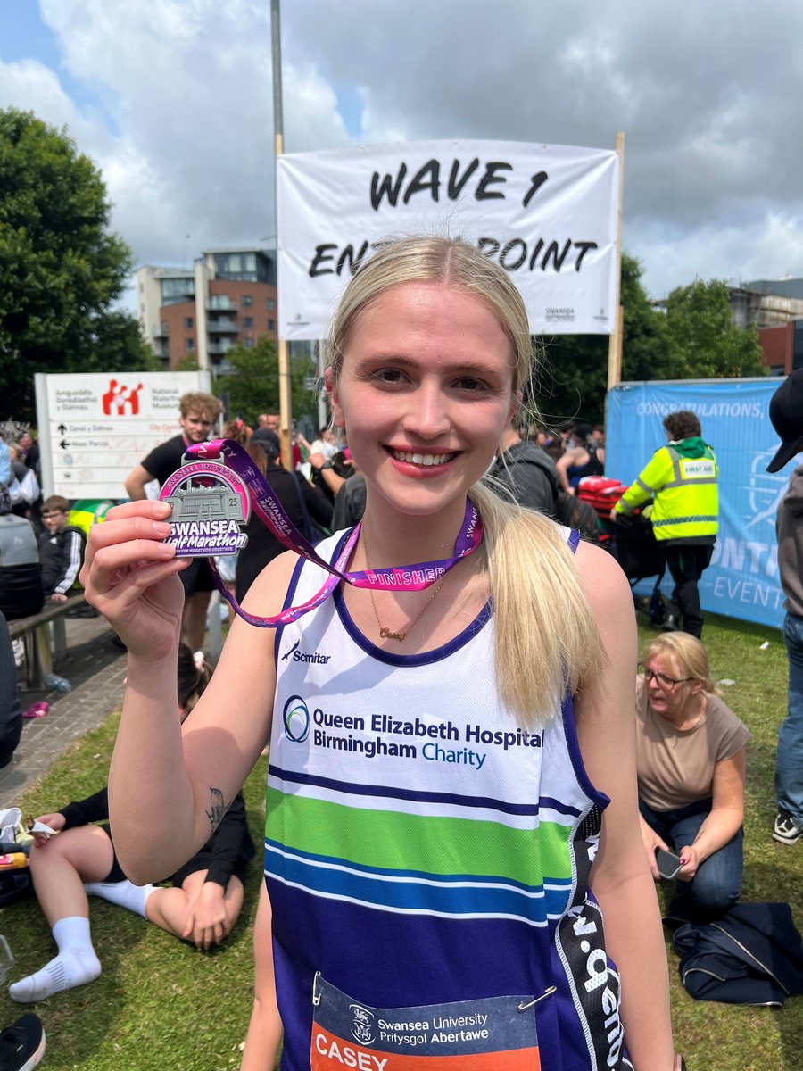 🫶 We’d like to say a big thank you to our fabulous fundraiser, Casey who has raised over £800 for the Queen Elizabeth Hospital Birmingham Charity’s Home Away From Home Appeal.

🏃‍♀️ Casey ran the Swansea Half Marathon earlier this month and fundraised in memory of her Dad, Lee.