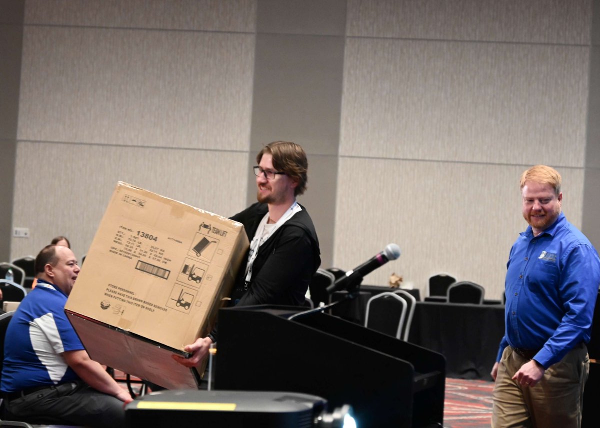 Indiana CTO (@indianacto) on Twitter photo Huge congratulations to Ross Smith, Technology Director at Hammond Academy of Science & Technology, for winning our annual hot tub prize at the 2025 Indiana CTO Clinic! Huge congratulations to Ross Smith, Technology Director at Hammond Academy of Science & Technology, for winning our annual hot tub prize at the 2025 Indiana CTO Clinic!