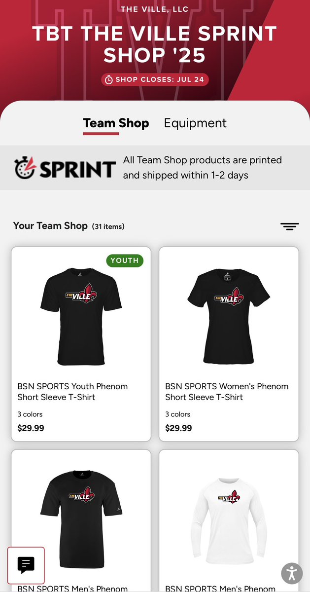 Card Nation 🚨 🚨

Check out our official gear and equipment collection via the link below to rock as you come support us for our first game in Freedom Hall on July 19th!

Gear: bsnteamsports.com/shop/VILLETBTJN