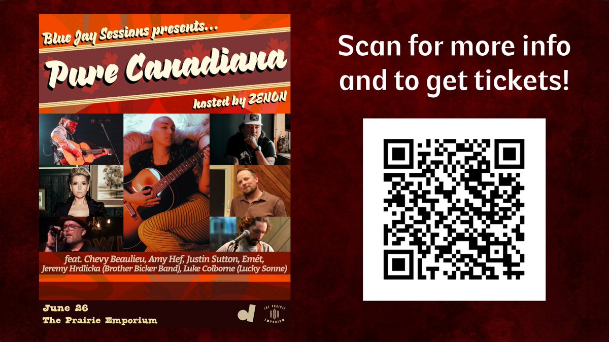 Join us tomorrow night in #yyc for a fun night of songs and stories—and plenty of iconic 🇨🇦 singalongs too!

Remaining 🎟️🎫 available via Showpass: showpass.com/blue-jay-sessi…