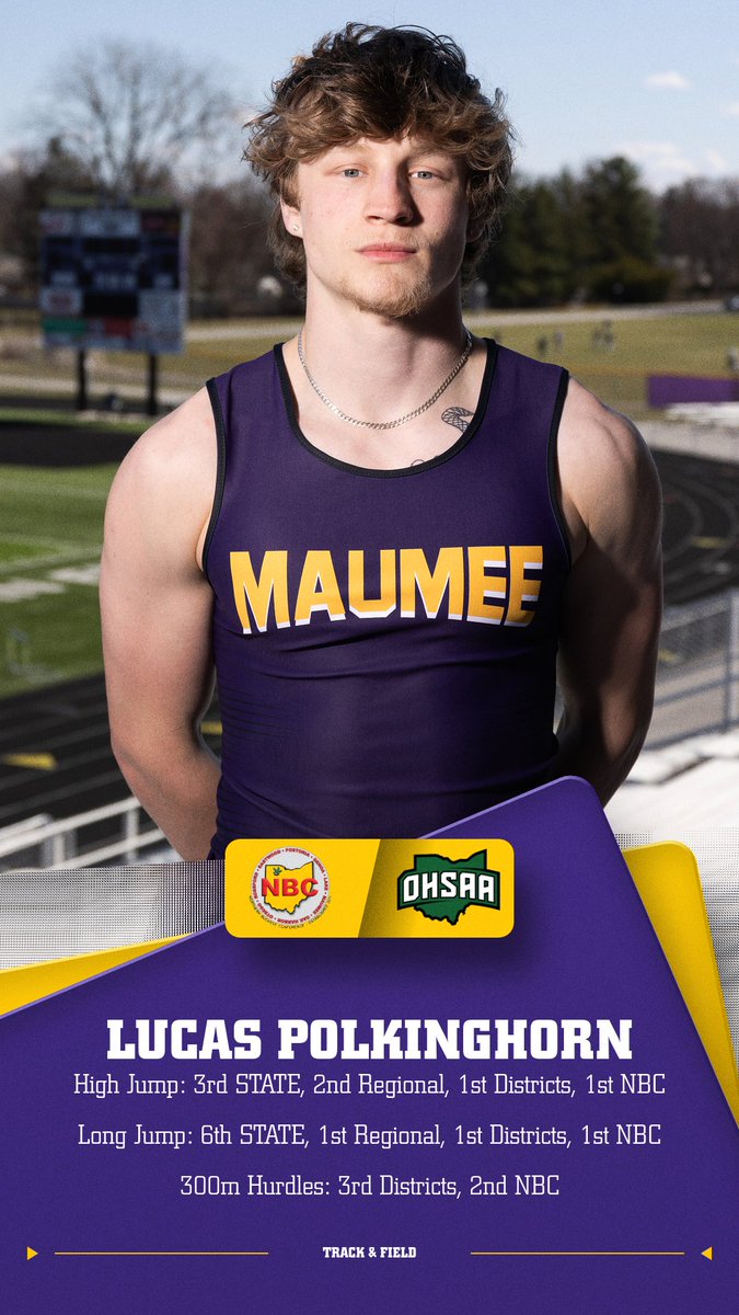 Maumee Panthers (@maumeepanthers) on Twitter photo Along with multiple school records, Lucas is leaving a lasting imprint on our Track & Field program 💜💛 <a href="/MaumeeTrack/">Maumee Track & Field</a> Along with multiple school records, Lucas is leaving a lasting imprint on our Track & Field program 💜💛 <a href="/MaumeeTrack/">Maumee Track & Field</a>