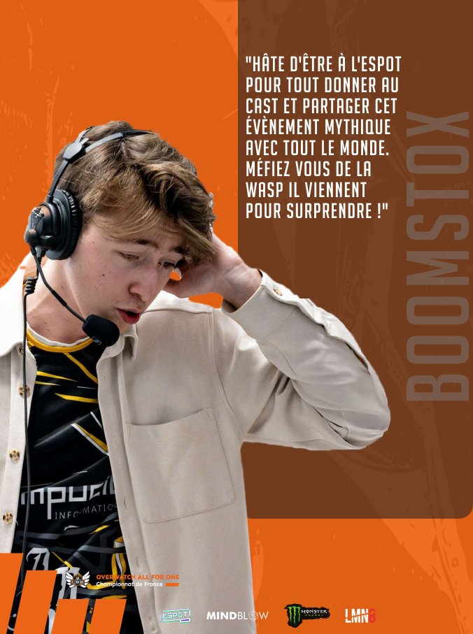 Héééééé BOOM💥 ! C'est <a href="/boomstox/">Boomstox</a> qui fera tout péter au cast de cette grande finale !

C'était le dernier des casters communautaires, mais restez connectés, <a href="/PlayAllForOneFR/">Overwatch AllForOne France</a> a encore des annonces à faire.

Stay tuned...👀

#Oafo2025 #overwatch2