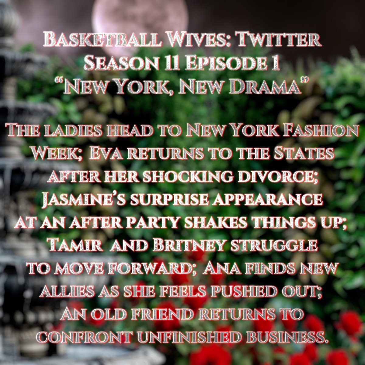 BBallWivesTwitt's tweet photo. 🚨 TONIGHT! 🚨 The #BBWT Season 11 premiere is bringing the heat from NYC! 💅🏾
Divorces. Drama. Surprise returns. Fashion Week may never be the same.
👠🍸💥
Don’t miss “New York, New Drama” — 9/8c! 
#BBWT #BasketballWivesTwitter https://t.co/95uZRZrz9D