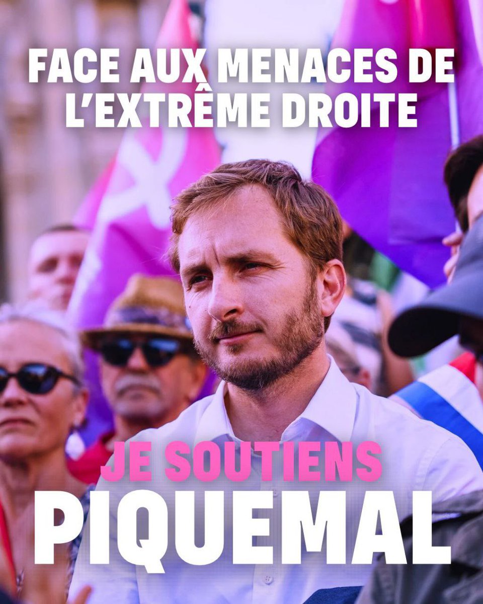 #JeSoutiensPiquemal

Ne laissons pas les fachos attaquer sans aucune raison ceux qui ont de vraies valeurs 

#SoutienPiquemal