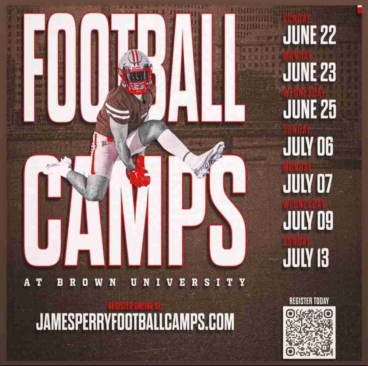 Eddie Bohne (@eddiebohne2007) on Twitter photo I will be at Brown Camp Today! Excited to Compete Tonight!
<a href="/LHPS_football/">LHPS Football</a> <a href="/BrownHCPerry/">James Perry '00</a> I will be at Brown Camp Today! Excited to Compete Tonight!
<a href="/LHPS_football/">LHPS Football</a> <a href="/BrownHCPerry/">James Perry '00</a>