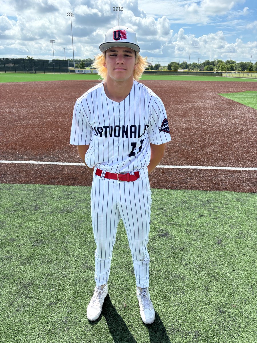✭Five Tool Texas✭ (@fivetooltexas) on Twitter photo #ConnieMack25 F: <a href="/natssouthplains/">US Nationals South Plains</a> 2025 10, NTXBC Dirtbags 2025 Moreland 2
Hitter: <a href="/BeeneRayner/">Rayner Beene</a> 1-3, HR, 3 RBI
Pitcher: <a href="/spencer_bass3/">Spencer Bass</a> 5 IP, 7K, 3H, ER #ConnieMack25 F: <a href="/natssouthplains/">US Nationals South Plains</a> 2025 10, NTXBC Dirtbags 2025 Moreland 2
Hitter: <a href="/BeeneRayner/">Rayner Beene</a> 1-3, HR, 3 RBI
Pitcher: <a href="/spencer_bass3/">Spencer Bass</a> 5 IP, 7K, 3H, ER