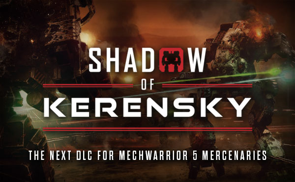 New DLC coming for MechWarrior 5: Mercenaries! Take command of your battle-hardened Mercenary Company as you're hired by the Rasalhague Republic to hold the line against an overwhelming new enemy in Shadow of Kerensky!  mw5mercs.com/dlc/shadow-of-…
