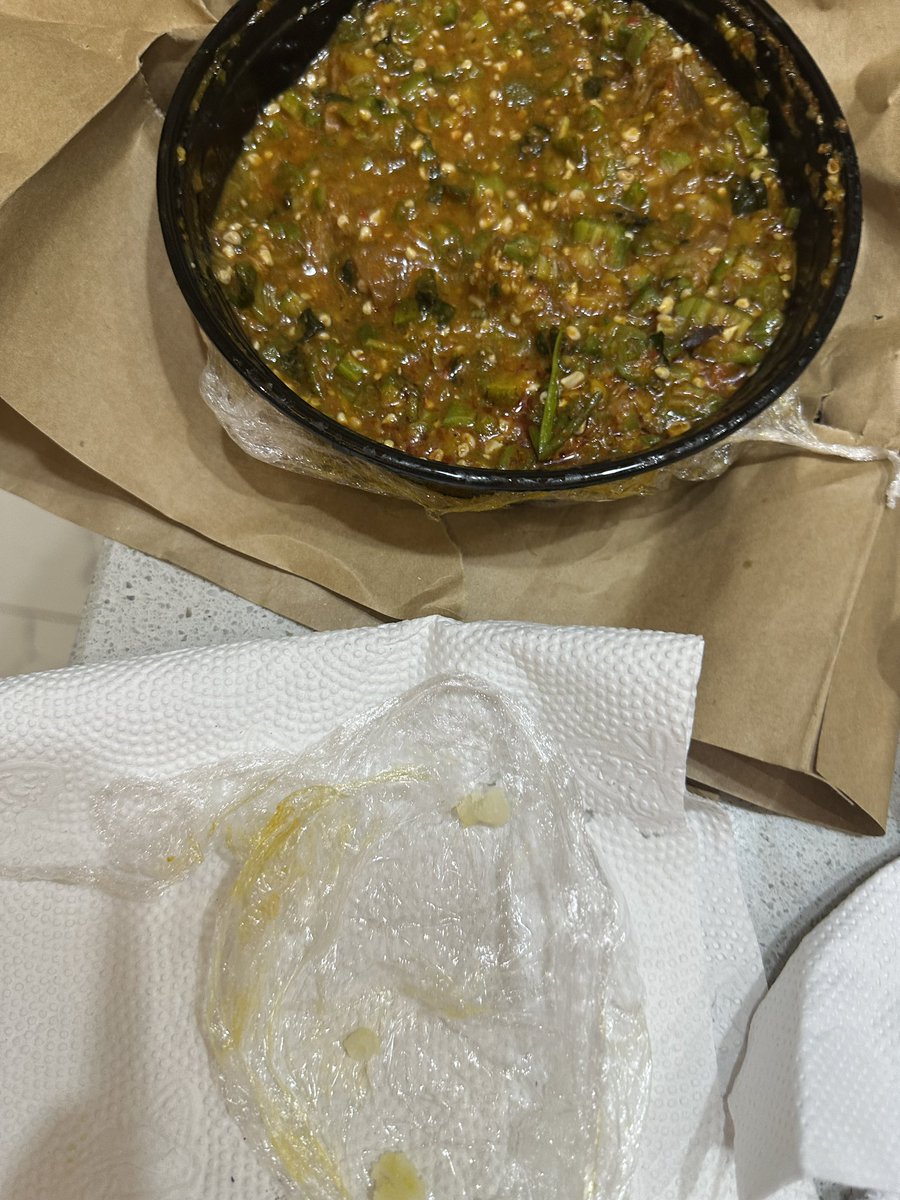 Seunn_b's tweet photo. Ordered pounded yam and spicy assorted okro from @foodcourt_app for lunch today, and let’s just say … it hit like mad!!!! https://t.co/d10MRGFPOb