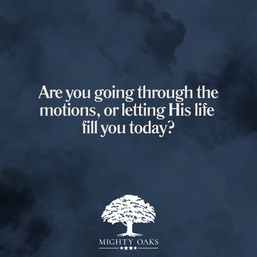 Are you truly alive, or just going through the motions?
Sometimes, life feels heavy, and it’s easy to drift into simply existing. But God offers us so much more:  a life filled with hope, light, and purpose.

Take a moment today to ask yourself: Am I living in His light, or just
