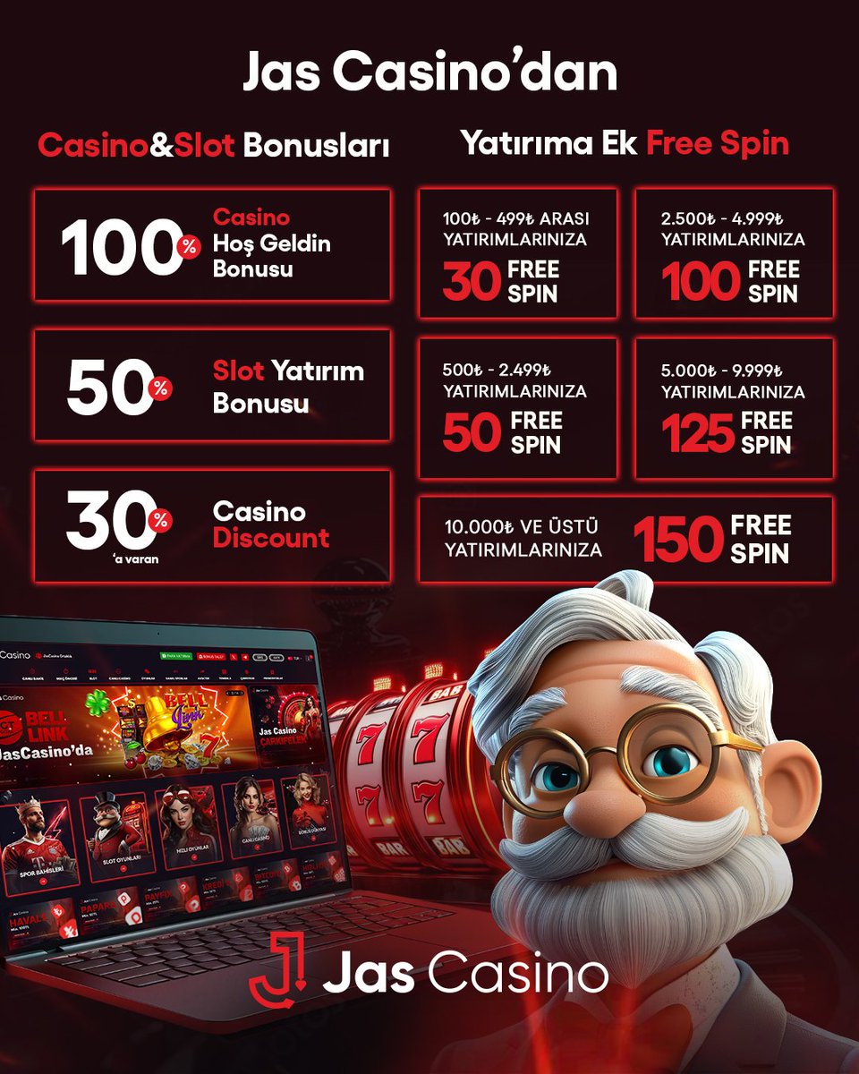 🪙Casino Keyfi Zirveye Taşınıyor!

🎰 %100 Casino Hoş Geldin Bonusu, %50 Slot Yatırım Bonusu ve %30’a varan Discount fırsatı Jas Casino’da seni bekliyor!

💎 Üstelik yatırımına ek 150 Free Spin’e kadar bedava çevrim fırsatı!

Giriş için: jascasino.link/tg