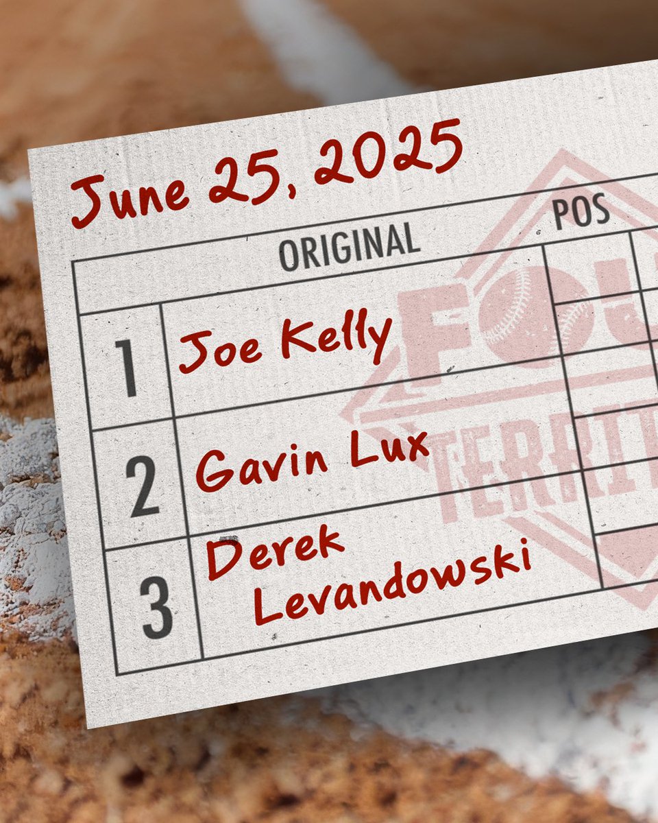 Foul Territory (@foulterritorytv) on Twitter photo Wednesday edition of Foul Territory with special guest host <a href="/RossStripling/">Ross Stripling</a>!
• 3x World Series Champion Joe Kelly
• Reds' <a href="/TheRealGavinLux/">Gavin Lux</a>
• <a href="/PinstripeDerek/">Derek Levandowski</a> of <a href="/PinTerritoryPod/">Pinstripe Territory</a>
Watch LIVE on YouTube from 1-3 ET! Wednesday edition of Foul Territory with special guest host <a href="/RossStripling/">Ross Stripling</a>!
• 3x World Series Champion Joe Kelly
• Reds' <a href="/TheRealGavinLux/">Gavin Lux</a>
• <a href="/PinstripeDerek/">Derek Levandowski</a> of <a href="/PinTerritoryPod/">Pinstripe Territory</a>
Watch LIVE on YouTube from 1-3 ET!