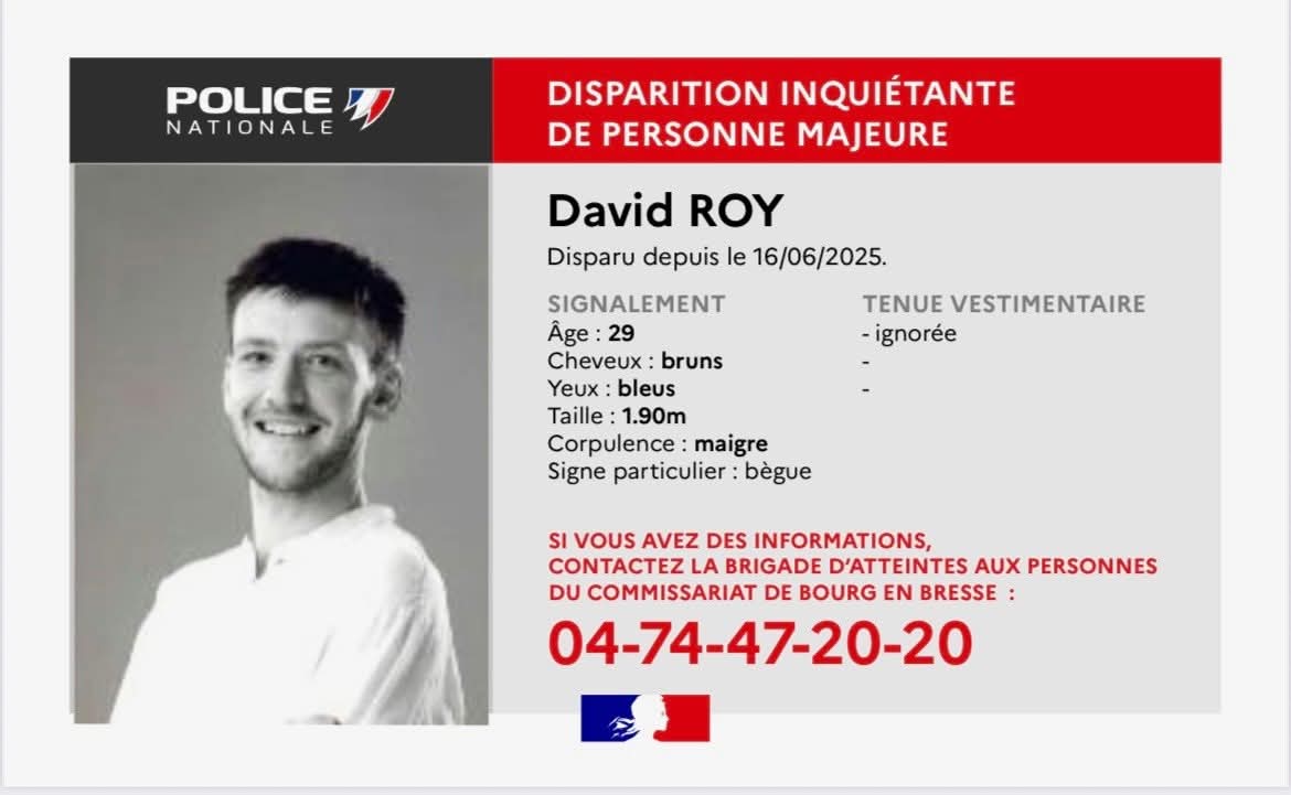 🚨 APPEL À TÉMOINS lancé par la Police Nationale de l'Ain 👇