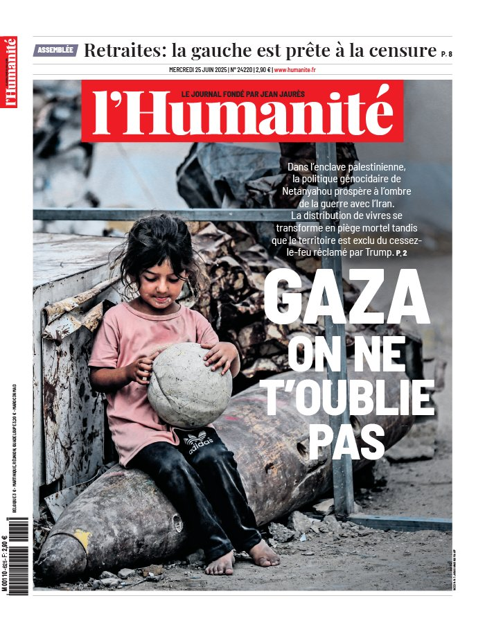 Simon Moos (@smoos_tweets) on Twitter photo Évidemment que l'<a href="/humanite_fr/">L'Humanité</a> « n'oublie pas Gaza ».
Les obsédés n'oublient jamais leur obsession.
Surtout quand elle rime avec Juifs. Évidemment que l'<a href="/humanite_fr/">L'Humanité</a> « n'oublie pas Gaza ».
Les obsédés n'oublient jamais leur obsession.
Surtout quand elle rime avec Juifs.