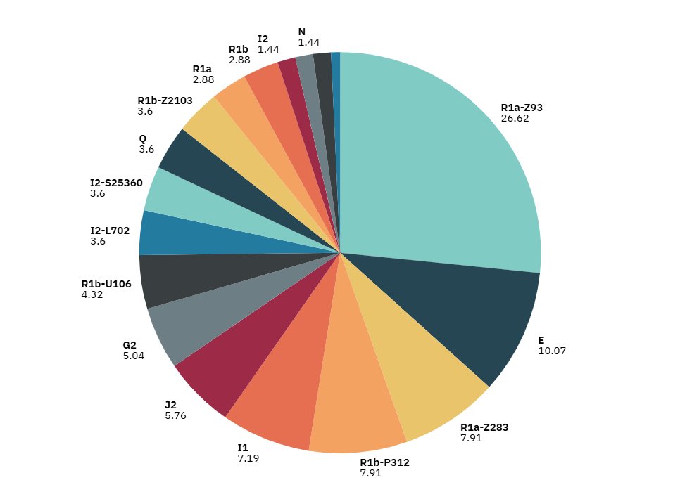 Y-DNA for all clusters of the new 139 Sarmatian samples.
