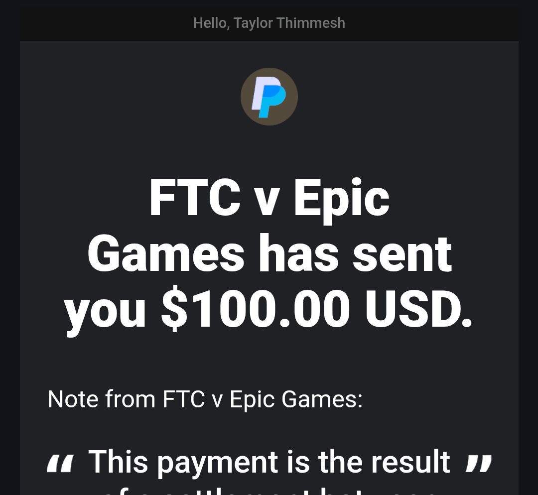 Thanks Epic 🙏🏼