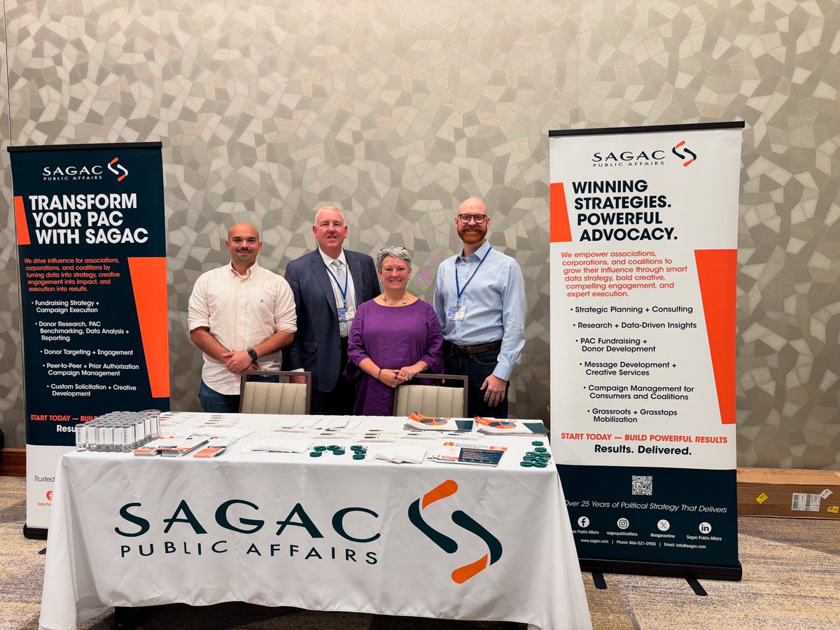 Sagac is proud to sponsor Farm Bureau’s Political Advocacy Conference in OKC this week! Supporting smart advocacy = a stronger future for farmers and ranchers. 

#Sagac #PublicAffairs #Agriculture #FarmPolicy #GSD